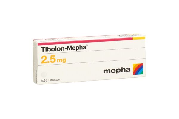 Tibolon-Mepha cpr 2.5 mg 28 pce