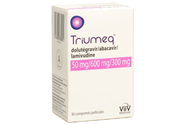 Triumeq Filmtabl 50mg/600mg/300mg Ds 30 Stk