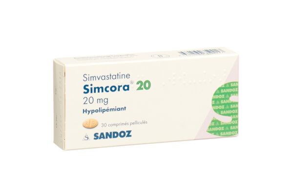 Simcora cpr pell 20 mg 30 pce