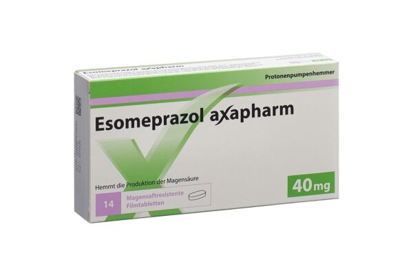 Ésoméprazole Axapharm cpr pell 40 mg 14 pce