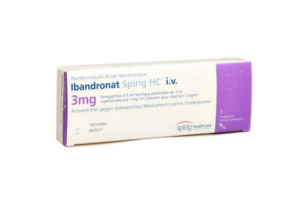 Ibandronat Spirig HC sol inj 3 mg/3ml i.v. ser pré 3 ml