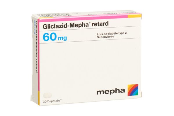 Gliclazid-Mepha retard depotabs 60 mg 30 pce