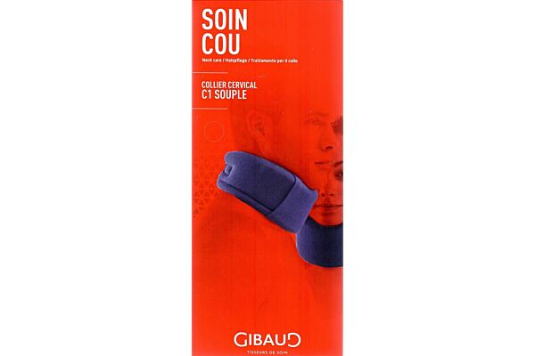 GIBAUD collier C1 7.5cm Gr3 41-46cm souple