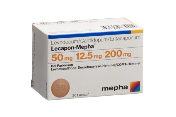 Lecapon-Mepha Lactab 50mg/12.5mg/200mg 30 Stk