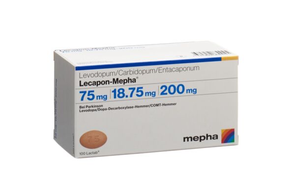 Lecapon-Mepha Lactab 75mg/18.75mg/200mg 100 Stk