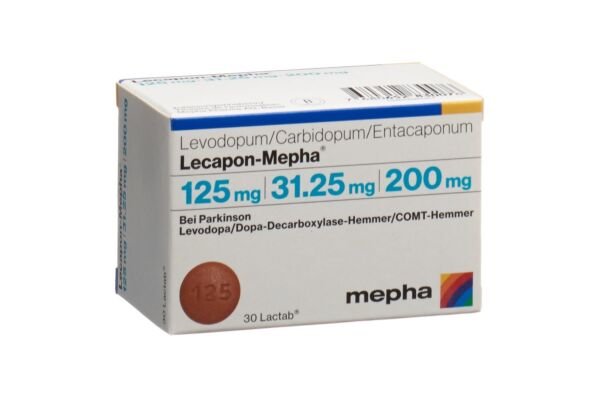 Lecapon-Mepha Lactab 125mg/31.25mg/200mg 30 pce