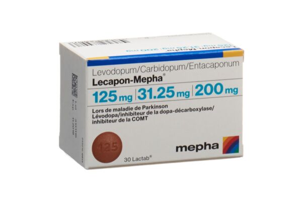 Lecapon-Mepha Lactab 125mg/31.25mg/200mg 30 pce