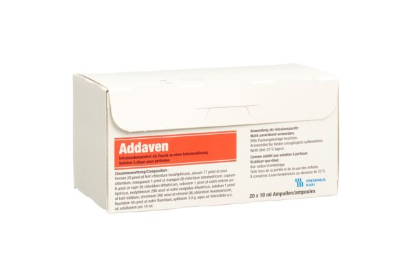 Addaven Inf Konz 20 Amp 10 ml