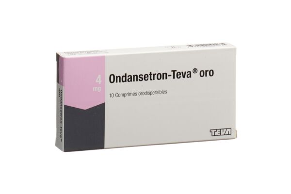 Ondansetron-Teva oro Schmelztabl 4 mg Btl 10 Stk