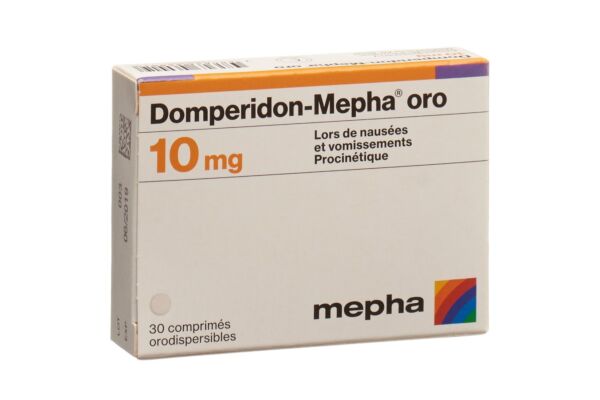 Domperidon-Mepha oro cpr orodisp 10 mg 30 pce