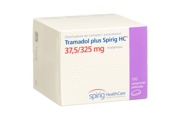 Tramadol plus Spirig HC Filmtabl 37.5/325mg 100 Stk