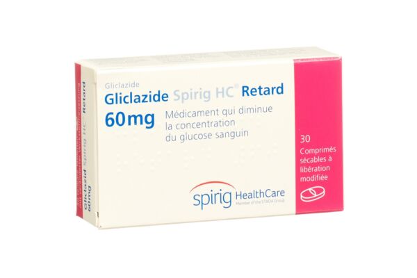 Gliclazid Spirig HC Retard cpr ret 60 mg 30 pce