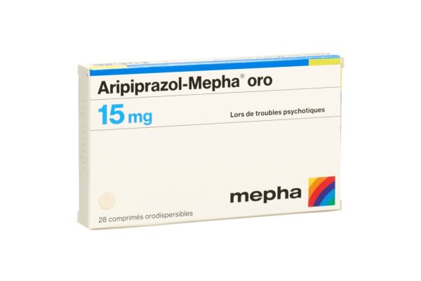 Aripiprazol-Mepha oro cpr orodisp 15 mg 28 pce