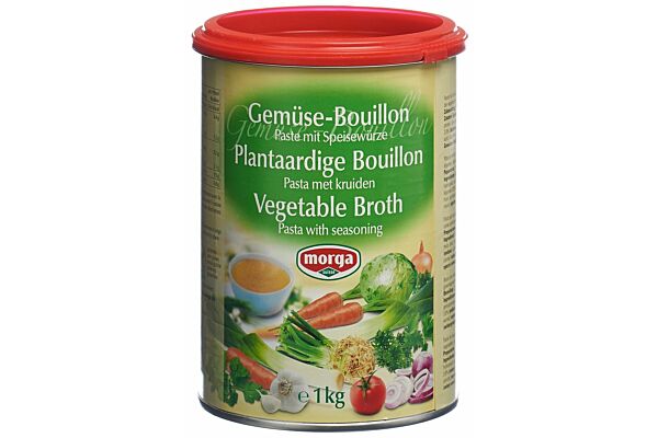 Morga Gemüse Bouillon Paste mit Speisewürze 1 kg