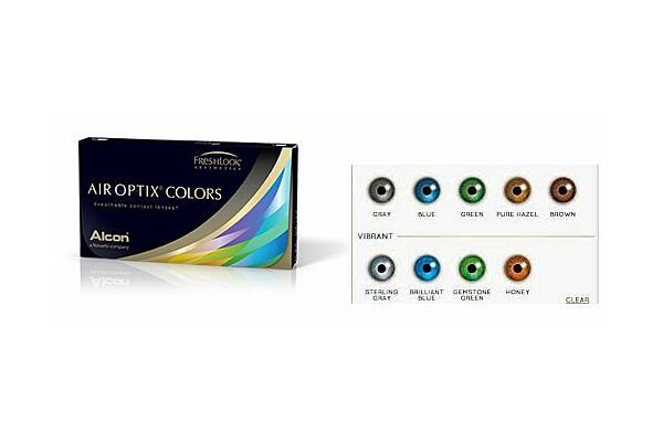 Air Optix Colors 0dpt Krümmung (BC)) 8.60 Dia 14.20 Green 2 pce