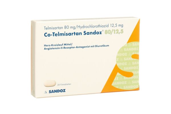 Co-Telmisartan Sandoz Filmtabl 80/12.5 28 Stk