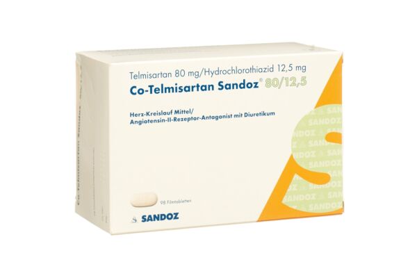 Co-Telmisartan Sandoz Filmtabl 80/12.5 98 Stk