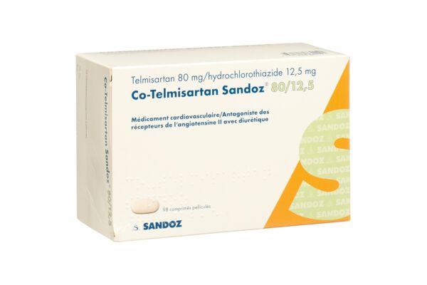 Co-Telmisartan Sandoz Filmtabl 80/12.5 98 Stk