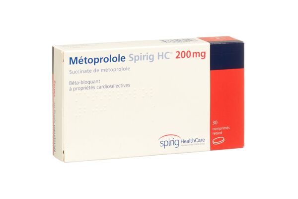 Metoprolol Spirig HC Ret Filmtabl 200 mg 30 Stk