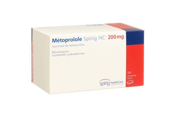 Metoprolol Spirig HC Ret Filmtabl 200 mg 100 Stk