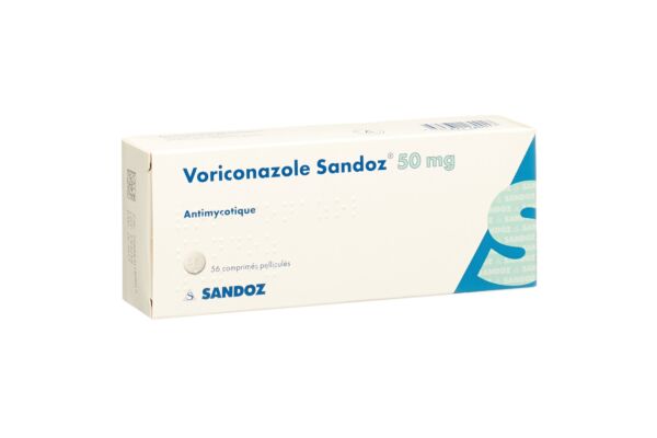 Voriconazol Sandoz Filmtabl 50 mg 56 Stk