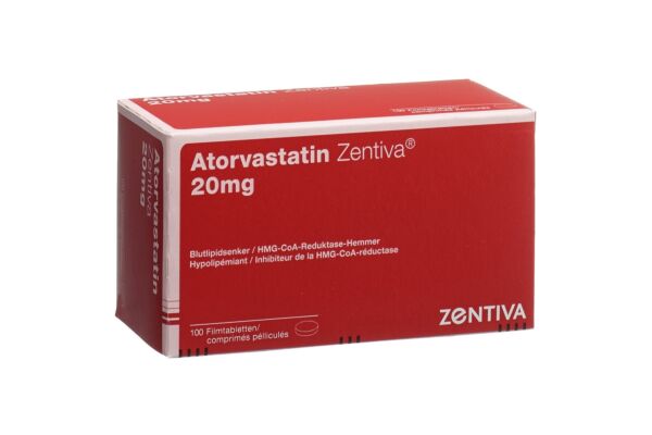 Atorvastatin Zentiva cpr pell 20 mg 100 pce