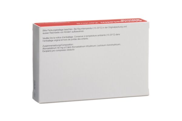 Atorvastatin Zentiva cpr pell 40 mg 30 pce