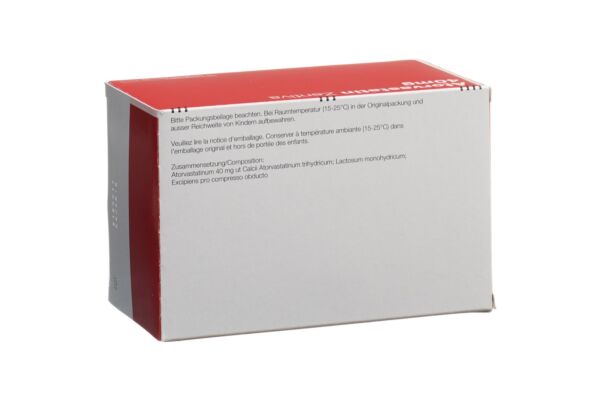 Atorvastatin Zentiva cpr pell 40 mg 100 pce