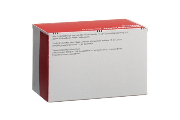 Atorvastatin Zentiva cpr pell 80 mg 100 pce