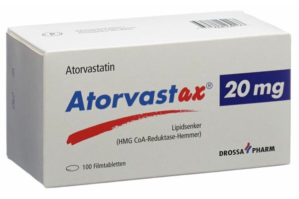 Atorvastax cpr pell 20 mg 100 pce