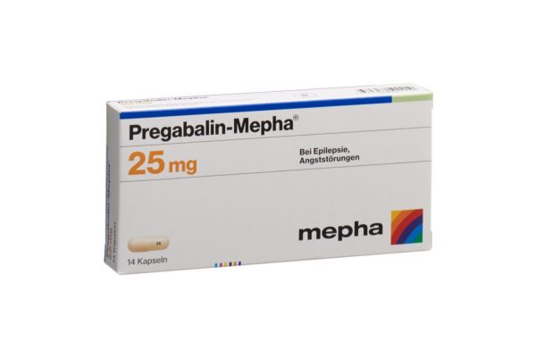 Pregabalin-Mepha caps 25 mg 14 pce