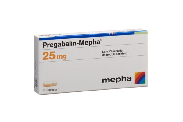 Pregabalin-Mepha Kaps 25 mg 14 Stk