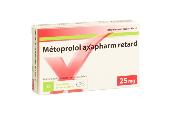 Metoprolol Axapharm Ret Tabl 25 mg 30 Stk