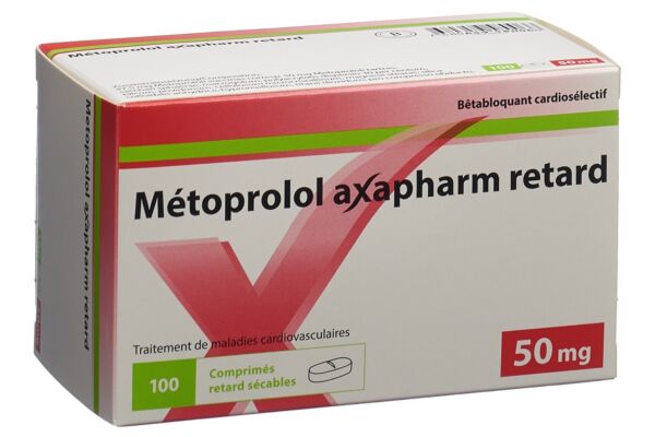 Metoprolol Axapharm Ret Tabl 50 mg 100 Stk