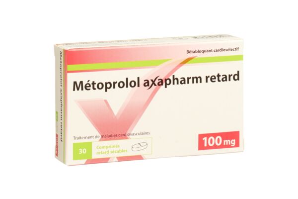 Métoprolol Axapharm cpr ret 100 mg 30 pce