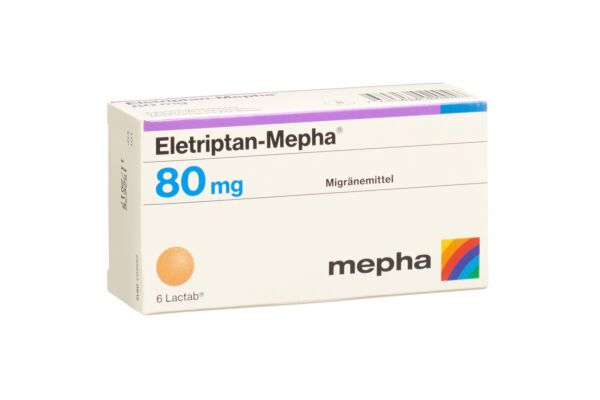 Eletriptan-Mepha cpr pell 80 mg 6 pce