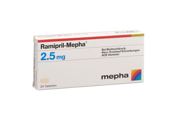 Ramipril-Mepha cpr 2.5 mg 20 pce