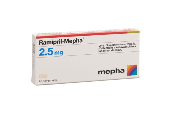 Ramipril-Mepha cpr 2.5 mg 20 pce