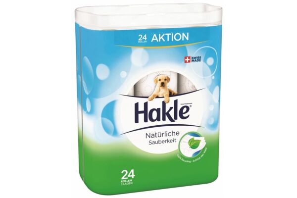 Hakle Natürliche Sauberkeit Toilettenpapier 24 Stk