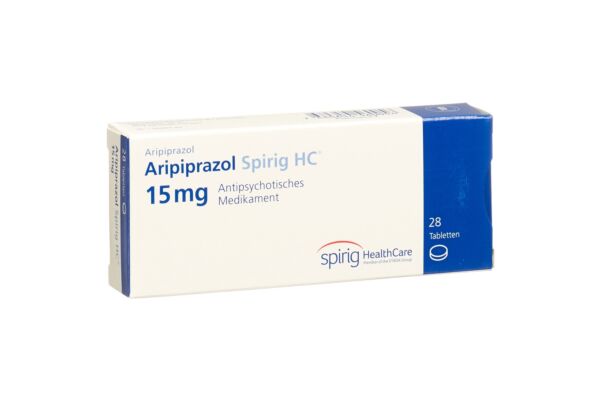 Aripiprazol Spirig HC Tabl 15 mg 28 Stk