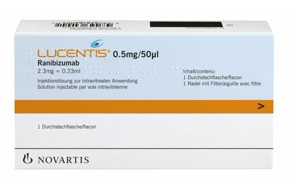 Lucentis Inj Lös 2.3 mg/0.23ml mit Filternadel Durchstf 0.23 ml