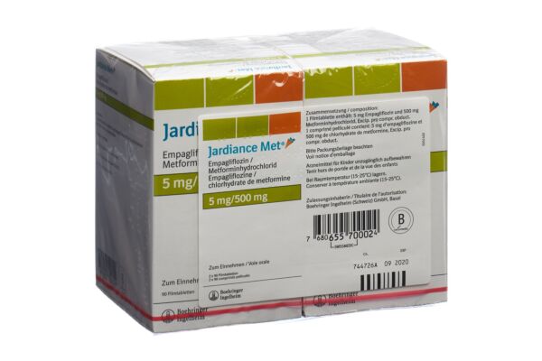 Jardiance Met cpr pell 5/500mg 2 x 90 pce