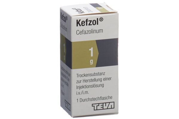 Kefzol Trockensub 1 g Durchstf