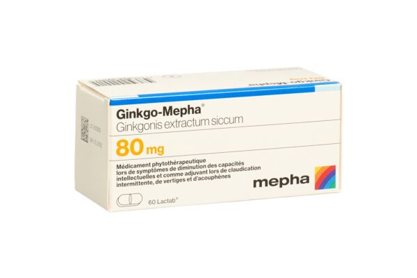 Ginkgo-Mepha cpr pell 80 mg 60 pce