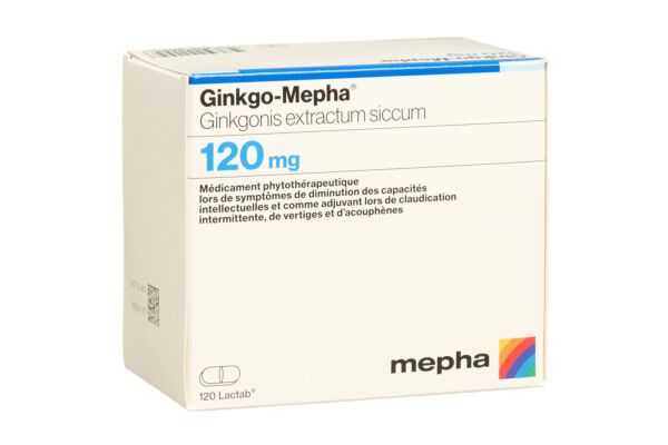 Ginkgo-Mepha cpr pell 120 mg 120 pce