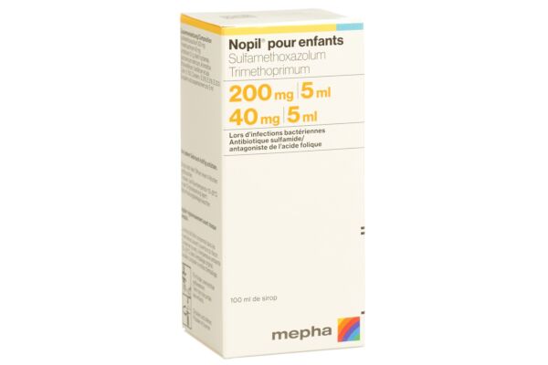 Nopil sirop enf 200/40mg fl 100 ml