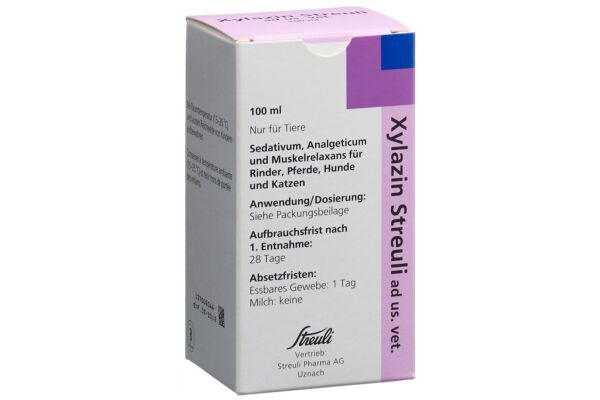 Xylazin Streuli Inj Lös 20 mg/ml ad us vet. Fl 100 ml