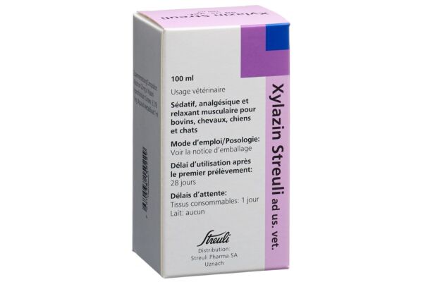 Xylazin Streuli Inj Lös 20 mg/ml ad us vet. Fl 100 ml