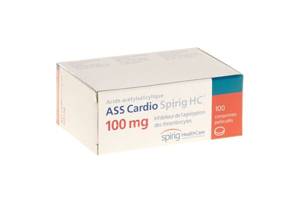 ASS Cardio Spirig HC Filmtabl 100 mg 100 Stk