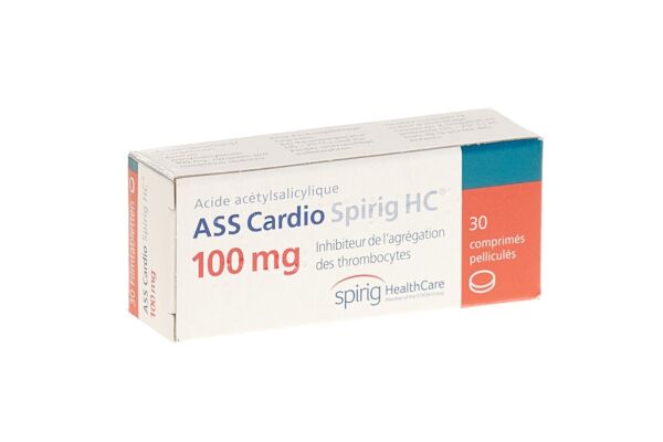 ASS Cardio Spirig HC cpr pell 100 mg 30 pce